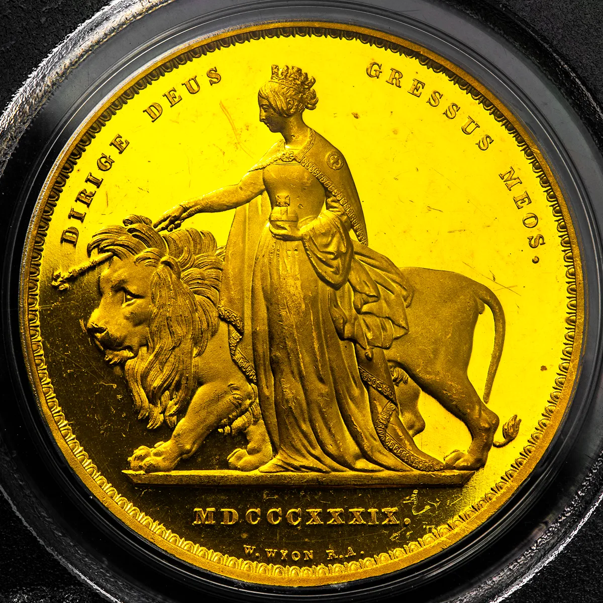 イギリス・ウナ ライオン5ポンド金貨